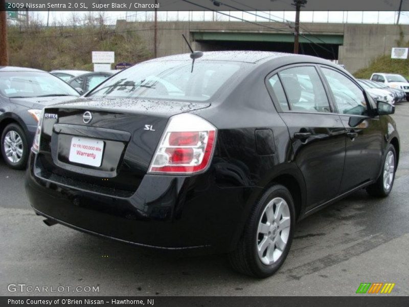 Super Black / Charcoal 2009 Nissan Sentra 2.0 SL