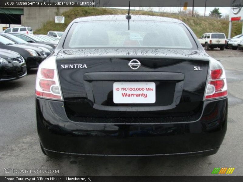 Super Black / Charcoal 2009 Nissan Sentra 2.0 SL