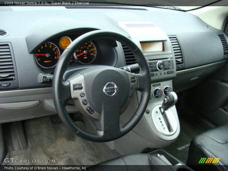 Super Black / Charcoal 2009 Nissan Sentra 2.0 SL