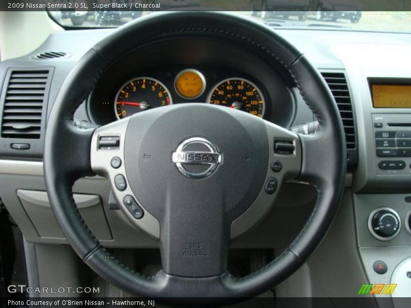 Super Black / Charcoal 2009 Nissan Sentra 2.0 SL