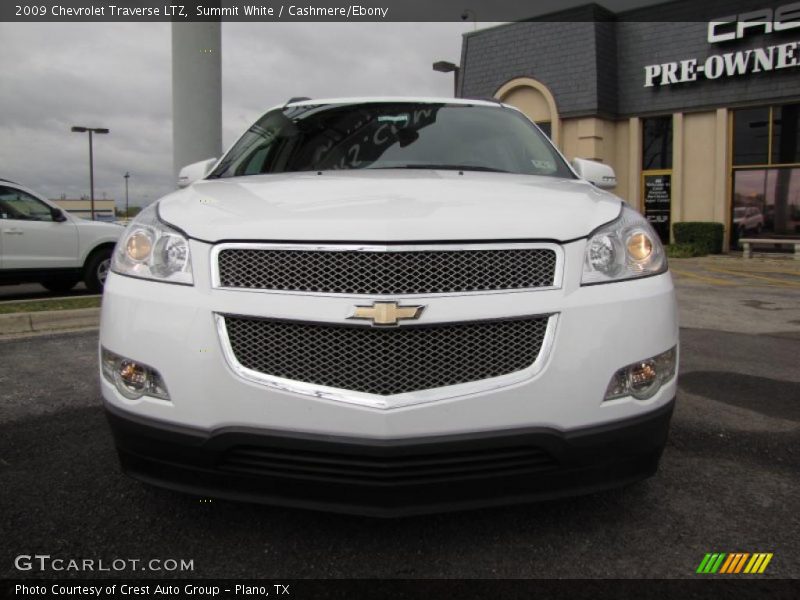 Summit White / Cashmere/Ebony 2009 Chevrolet Traverse LTZ