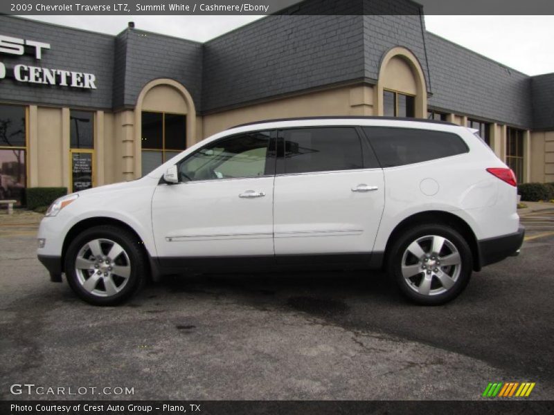 Summit White / Cashmere/Ebony 2009 Chevrolet Traverse LTZ