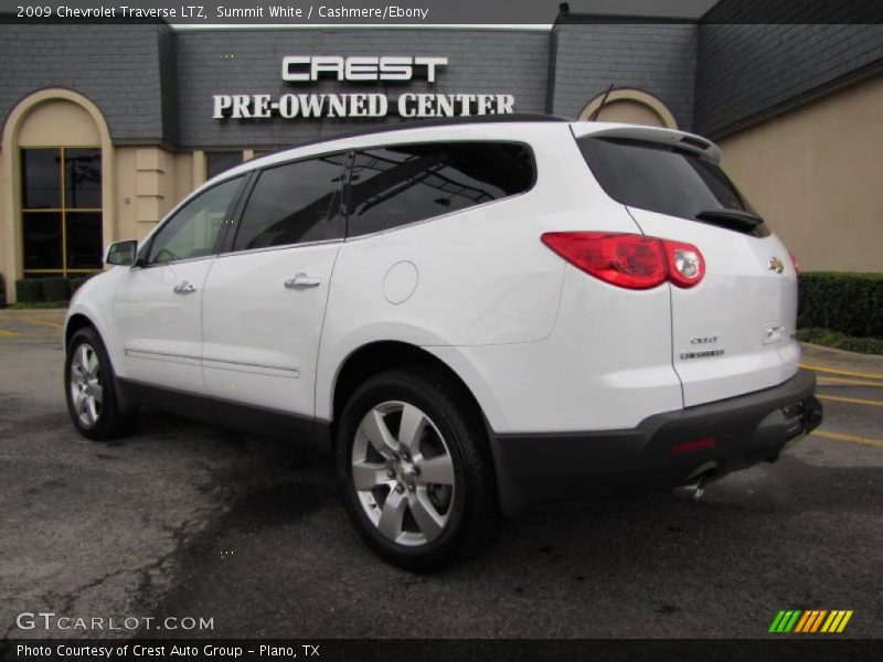 Summit White / Cashmere/Ebony 2009 Chevrolet Traverse LTZ
