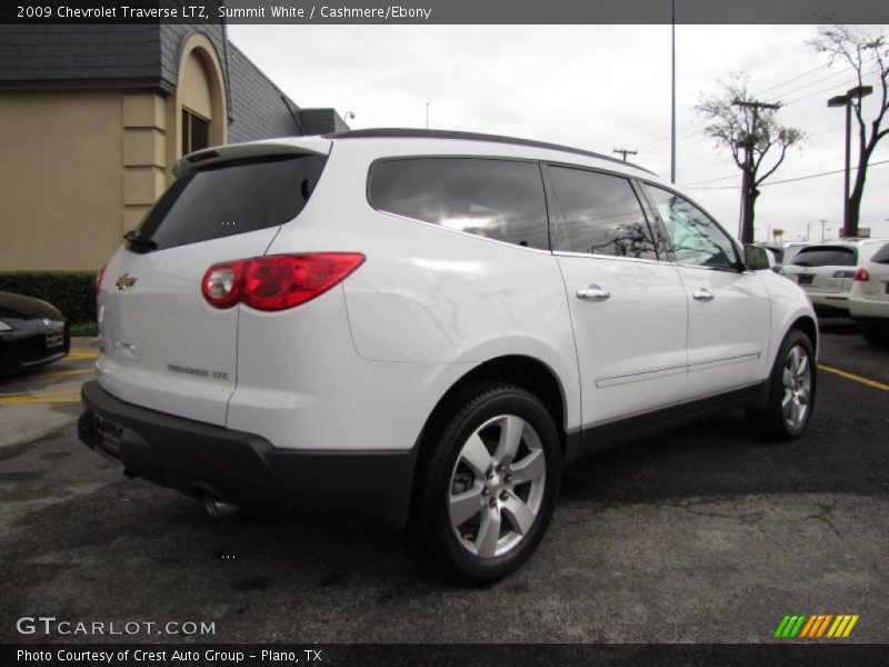 Summit White / Cashmere/Ebony 2009 Chevrolet Traverse LTZ