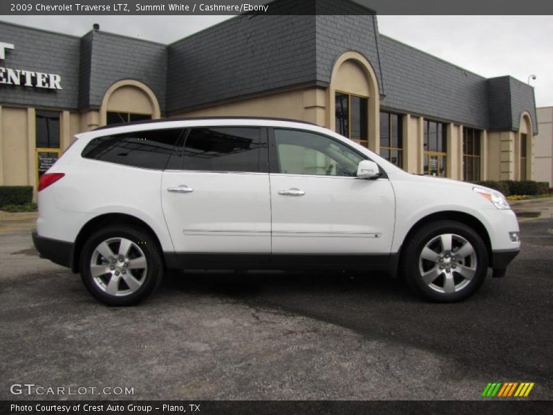 Summit White / Cashmere/Ebony 2009 Chevrolet Traverse LTZ