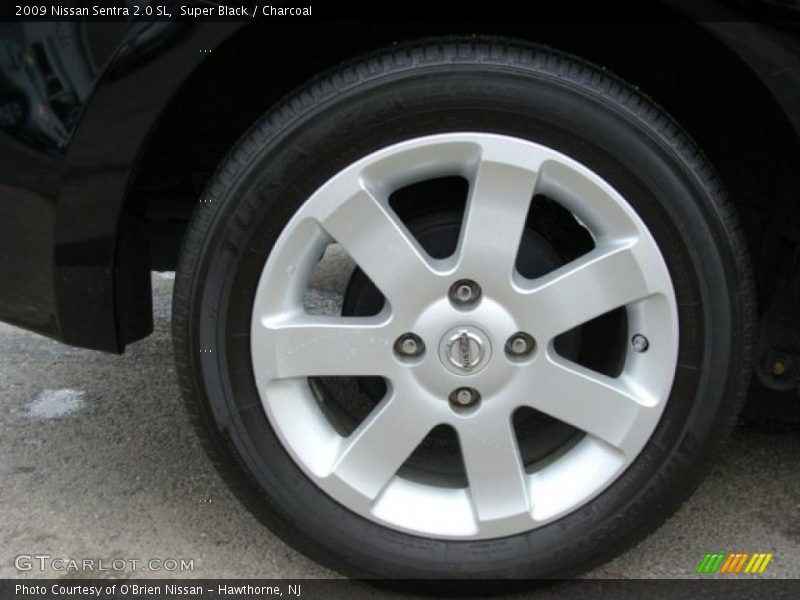 Super Black / Charcoal 2009 Nissan Sentra 2.0 SL