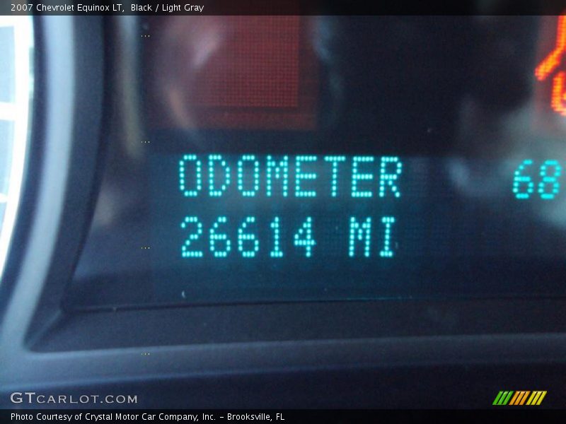 Black / Light Gray 2007 Chevrolet Equinox LT