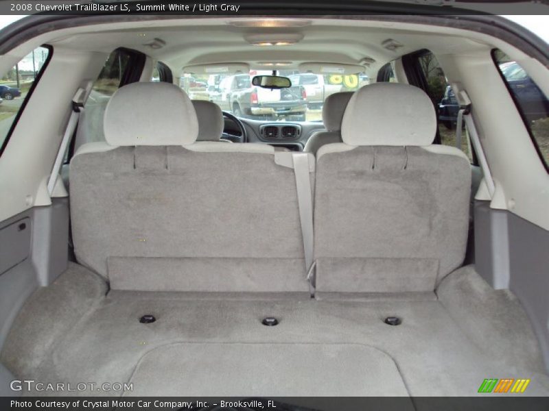 Summit White / Light Gray 2008 Chevrolet TrailBlazer LS