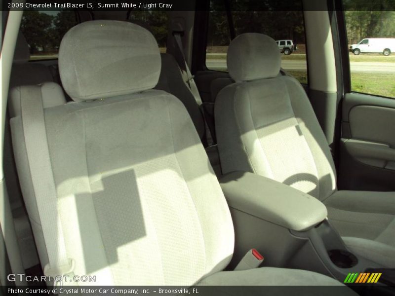 Summit White / Light Gray 2008 Chevrolet TrailBlazer LS