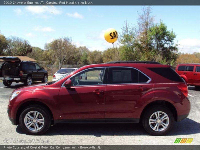 Cardinal Red Metallic / Jet Black 2010 Chevrolet Equinox LT