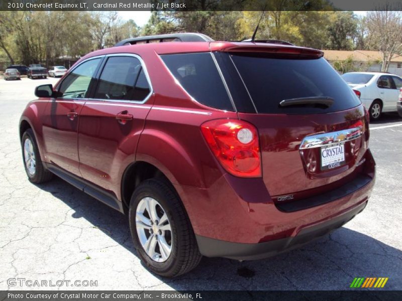 Cardinal Red Metallic / Jet Black 2010 Chevrolet Equinox LT