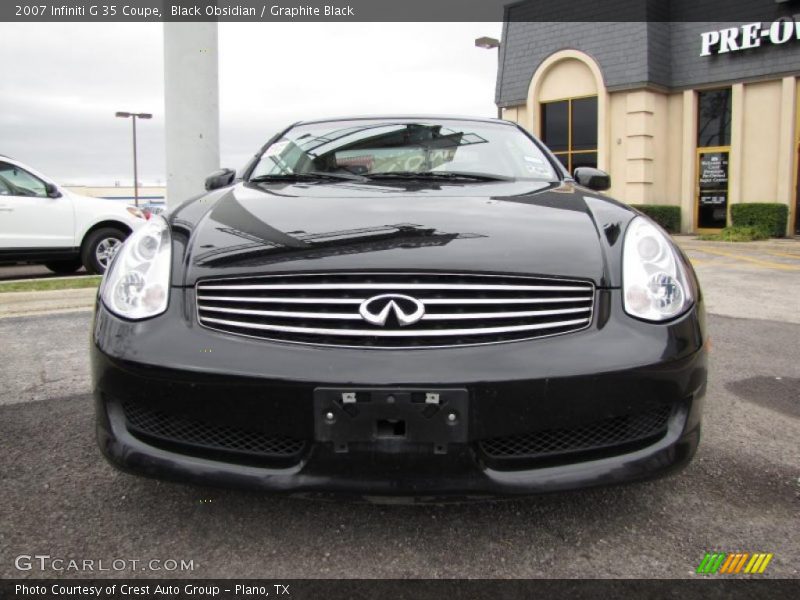 Black Obsidian / Graphite Black 2007 Infiniti G 35 Coupe
