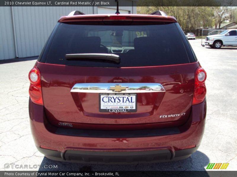 Cardinal Red Metallic / Jet Black 2010 Chevrolet Equinox LT