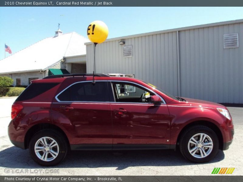 Cardinal Red Metallic / Jet Black 2010 Chevrolet Equinox LT