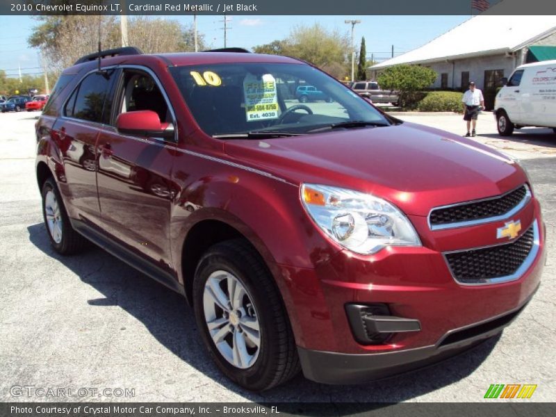 Cardinal Red Metallic / Jet Black 2010 Chevrolet Equinox LT