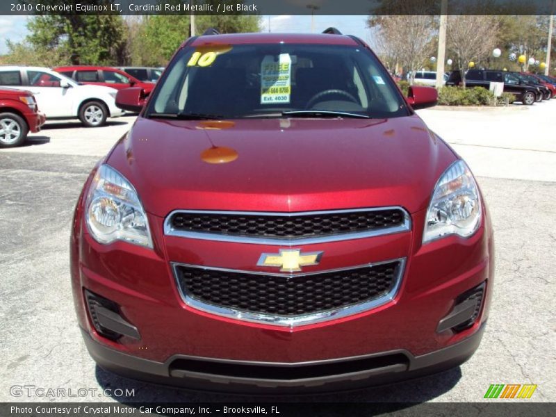 Cardinal Red Metallic / Jet Black 2010 Chevrolet Equinox LT