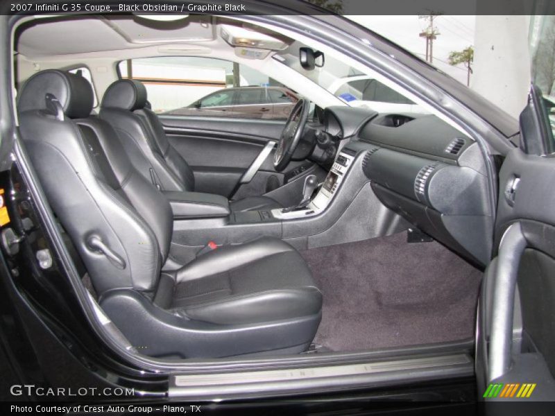 Black Obsidian / Graphite Black 2007 Infiniti G 35 Coupe