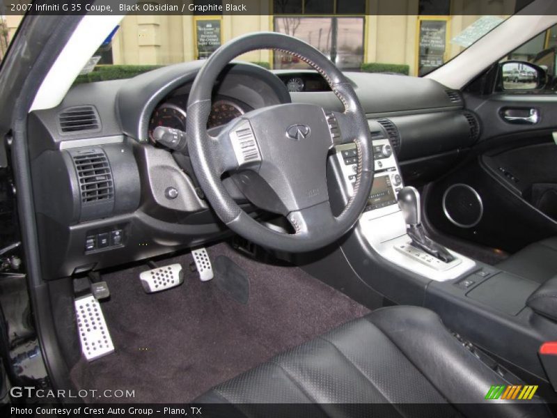Black Obsidian / Graphite Black 2007 Infiniti G 35 Coupe