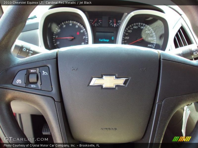 Cardinal Red Metallic / Jet Black 2010 Chevrolet Equinox LT