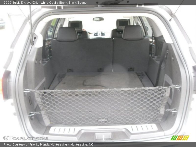 White Opal / Ebony Black/Ebony 2009 Buick Enclave CXL