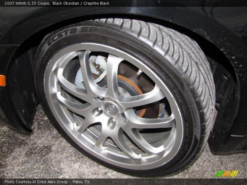 Black Obsidian / Graphite Black 2007 Infiniti G 35 Coupe