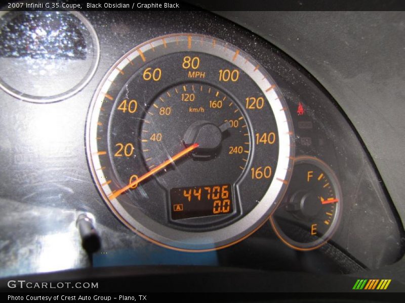 Black Obsidian / Graphite Black 2007 Infiniti G 35 Coupe