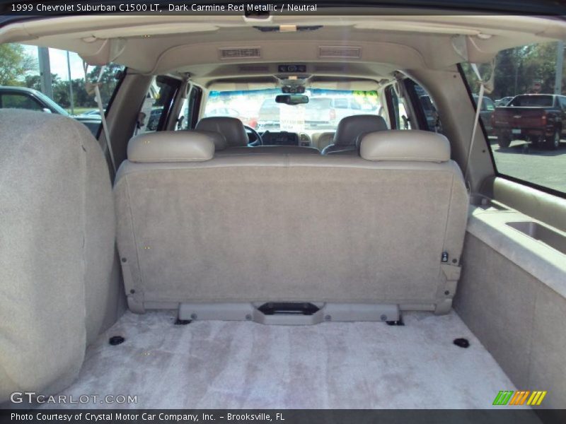 Dark Carmine Red Metallic / Neutral 1999 Chevrolet Suburban C1500 LT