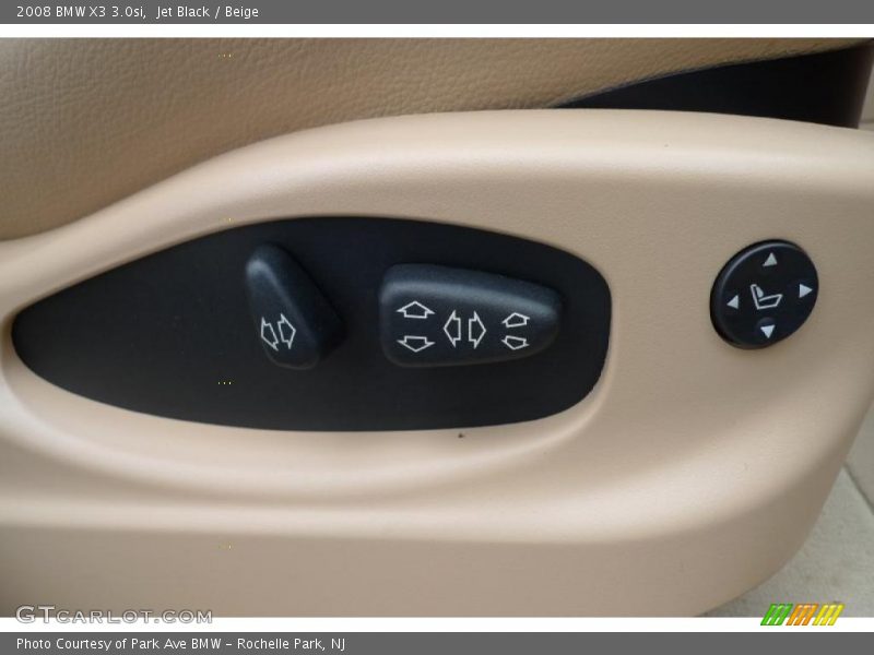 Jet Black / Beige 2008 BMW X3 3.0si