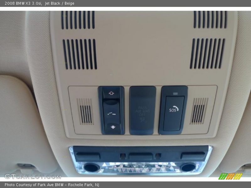 Jet Black / Beige 2008 BMW X3 3.0si