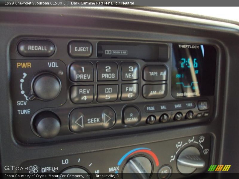 Dark Carmine Red Metallic / Neutral 1999 Chevrolet Suburban C1500 LT