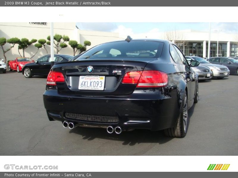 Jerez Black Metallic / Anthracite/Black 2009 BMW M3 Coupe