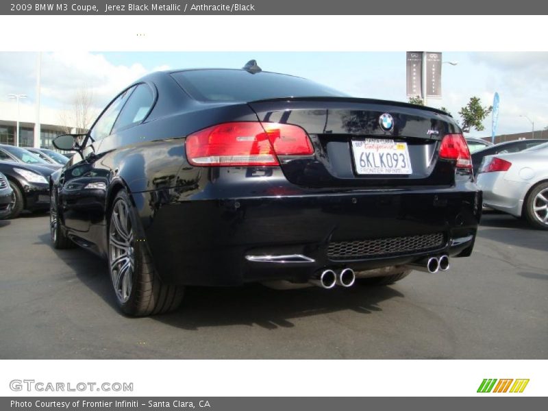 Jerez Black Metallic / Anthracite/Black 2009 BMW M3 Coupe