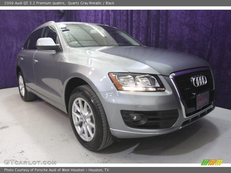 Quartz Gray Metallic / Black 2009 Audi Q5 3.2 Premium quattro