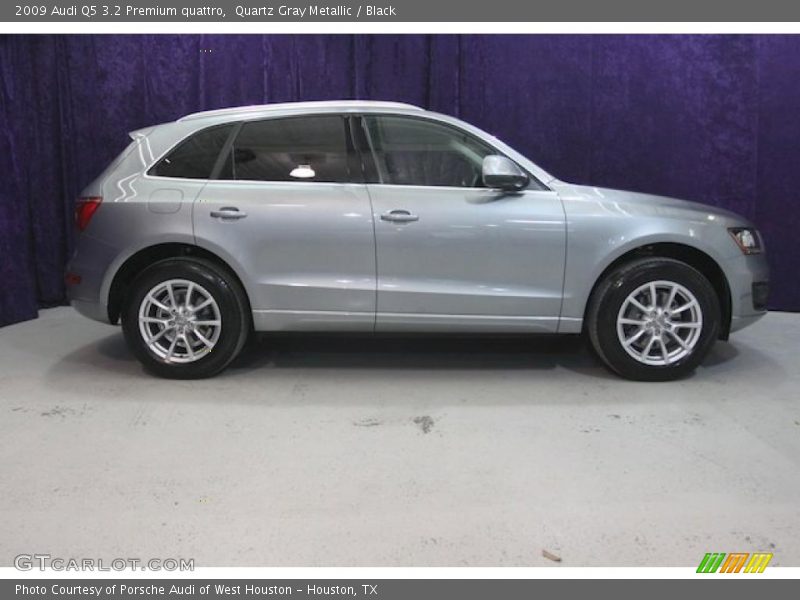 Quartz Gray Metallic / Black 2009 Audi Q5 3.2 Premium quattro