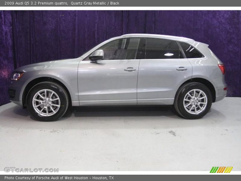 Quartz Gray Metallic / Black 2009 Audi Q5 3.2 Premium quattro