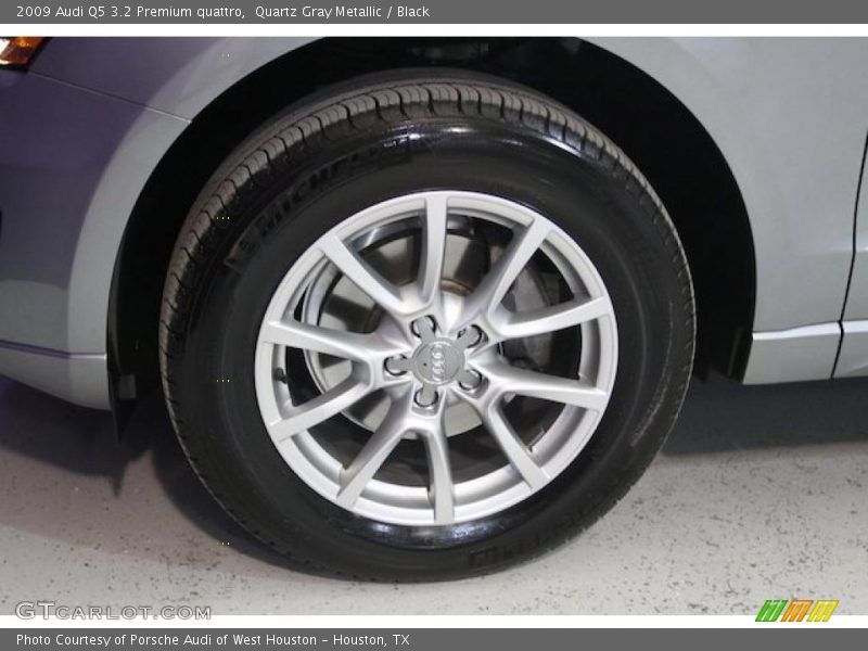 Quartz Gray Metallic / Black 2009 Audi Q5 3.2 Premium quattro