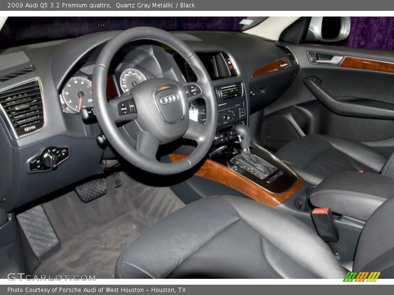 Quartz Gray Metallic / Black 2009 Audi Q5 3.2 Premium quattro