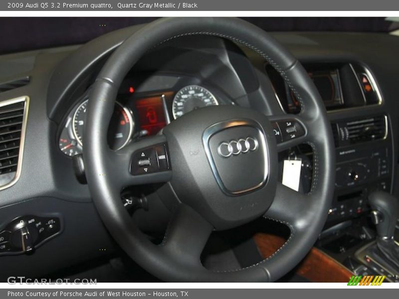 Quartz Gray Metallic / Black 2009 Audi Q5 3.2 Premium quattro