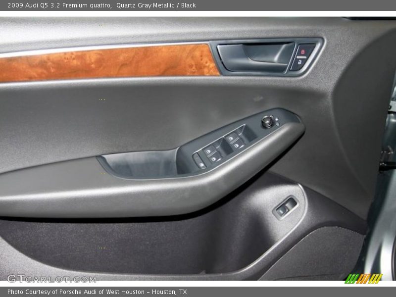 Quartz Gray Metallic / Black 2009 Audi Q5 3.2 Premium quattro