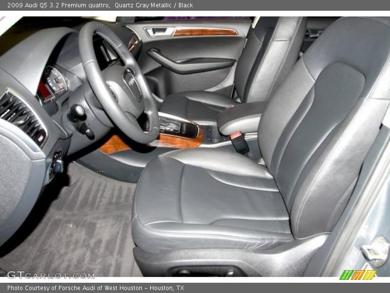 Quartz Gray Metallic / Black 2009 Audi Q5 3.2 Premium quattro