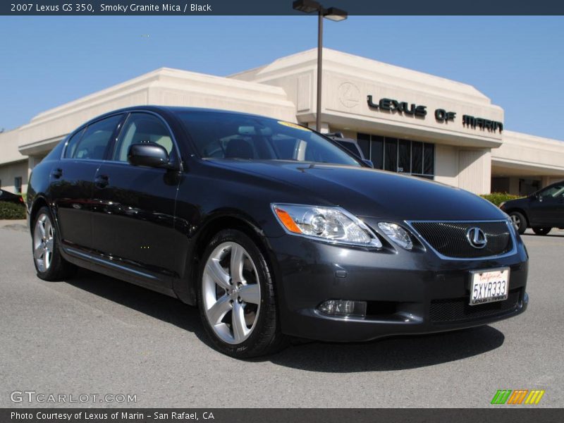 Smoky Granite Mica / Black 2007 Lexus GS 350