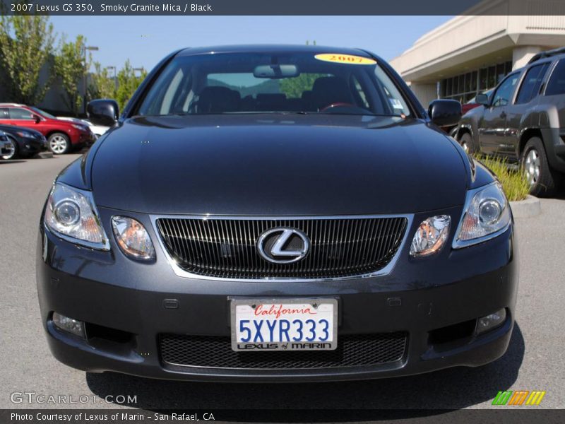 Smoky Granite Mica / Black 2007 Lexus GS 350