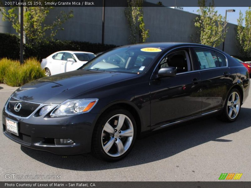 Smoky Granite Mica / Black 2007 Lexus GS 350