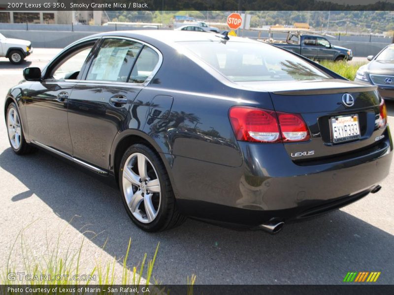 Smoky Granite Mica / Black 2007 Lexus GS 350