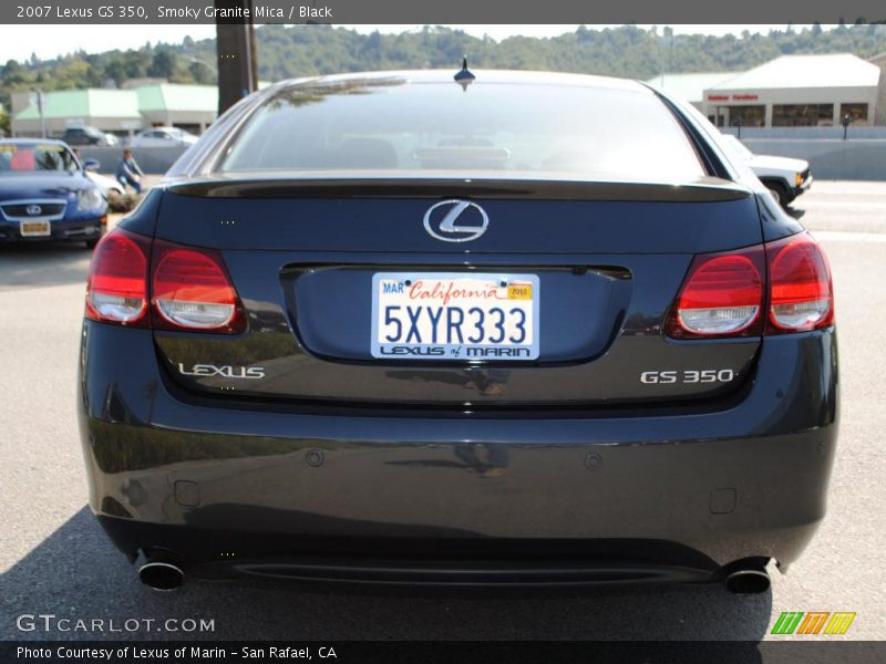 Smoky Granite Mica / Black 2007 Lexus GS 350