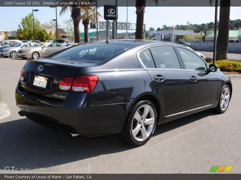 Smoky Granite Mica / Black 2007 Lexus GS 350