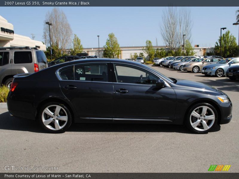 Smoky Granite Mica / Black 2007 Lexus GS 350