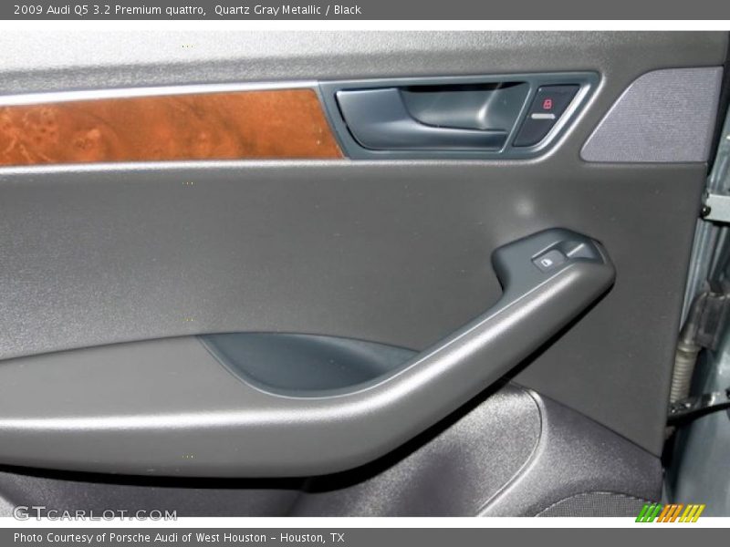 Quartz Gray Metallic / Black 2009 Audi Q5 3.2 Premium quattro