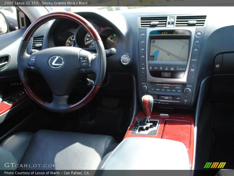 Smoky Granite Mica / Black 2007 Lexus GS 350