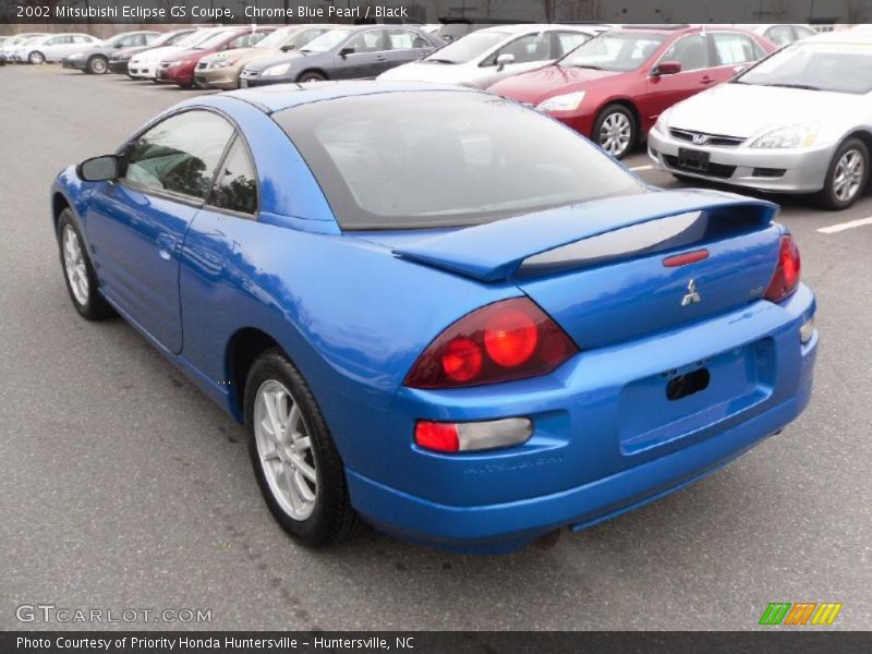 Chrome Blue Pearl / Black 2002 Mitsubishi Eclipse GS Coupe